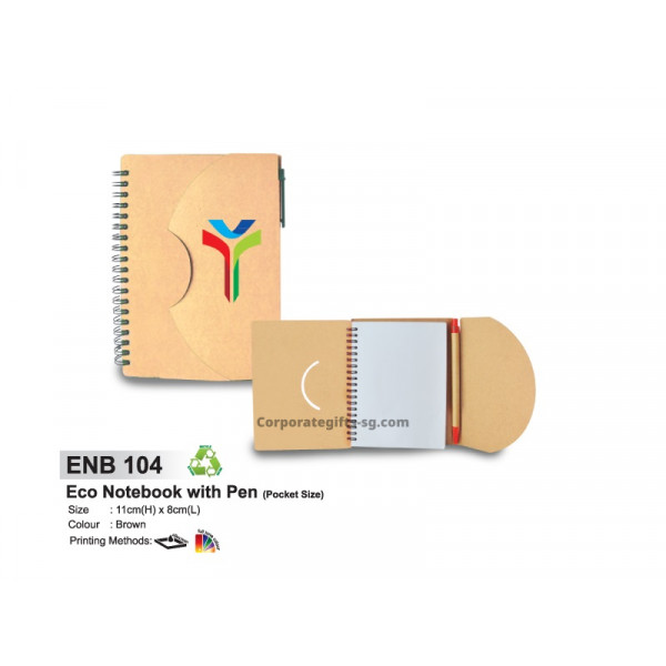 ENB 104 Eco Notebook with Pen (Pocket Size)